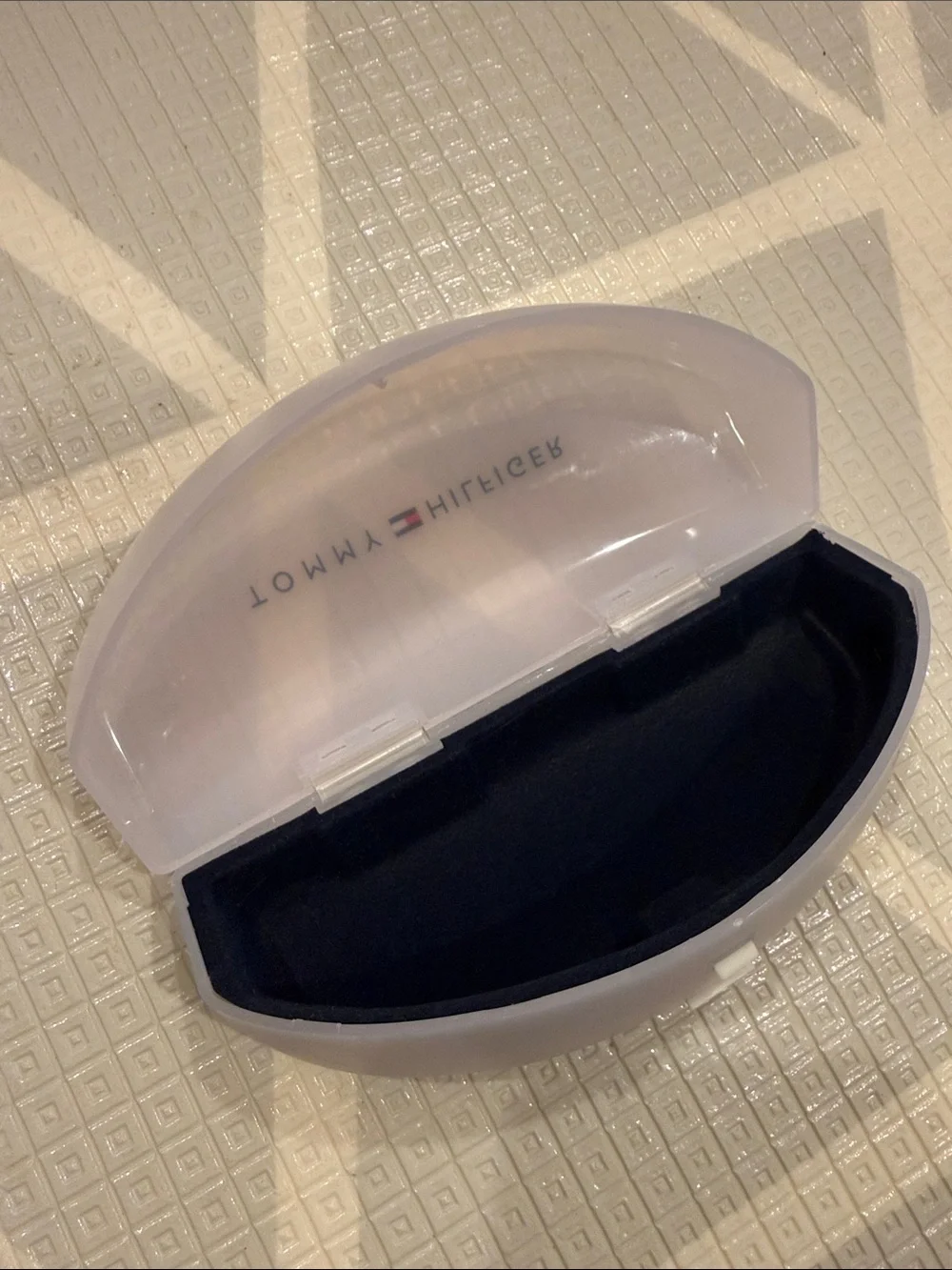Tommy Hilfiger Light Blue Hard Sunglasses Case